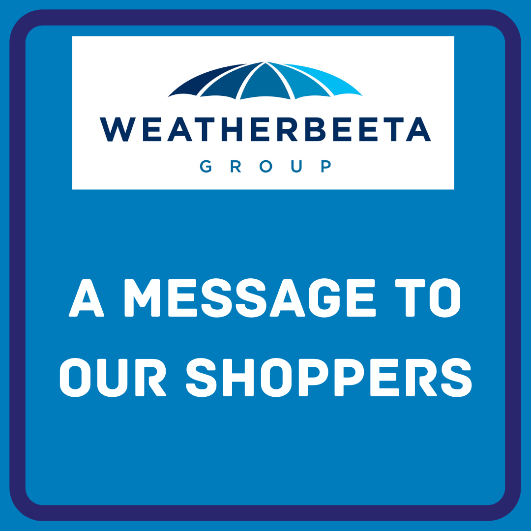 A message to our Shoppers